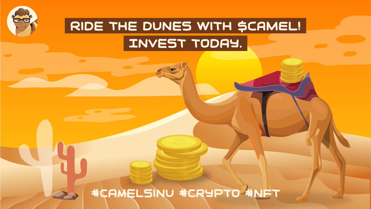 willitrade00's tweet photo. 🐪 Step into the future of finance with #CamelsInu!
Our innovative project is designed to deliver strong returns. Secure your spot now!
$CAMEL $BTC $SOL #FutureOfFinance #StrongReturns https://t.co/L9tzQdljsY