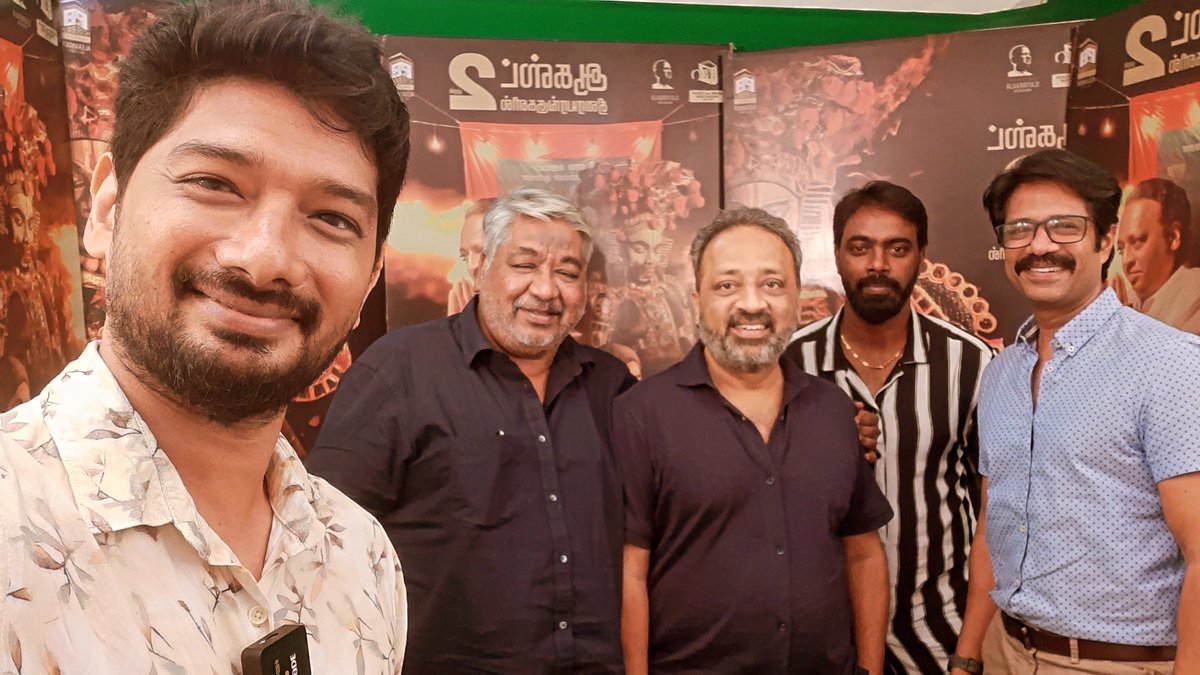 AnchorSahib's tweet photo. Jama Movie Team Interview @BehindTalkies Successfully Running...

@pari_irap @Chetan_k_a @abhirami_official @VasantMarimuthu @krishdayal @thepicturebox1 @williamalexander999 @gopal_krishna_dop @style_with_abi @sureshchandraaoffl @AbdulNassarOffl

#jama #ilayaraja #music #art https://t.co/D3Y0ytbgMk