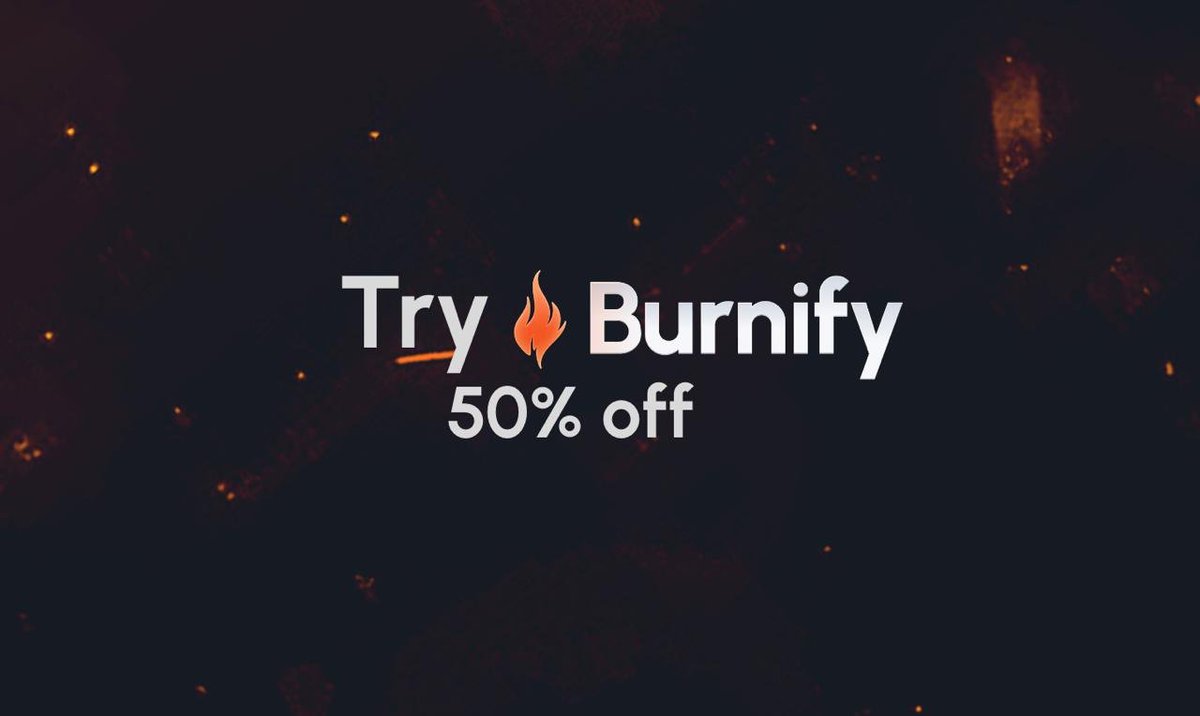 BurnifyApp's tweet photo. 🔥 Try Burnify - 50% off 🔥
How? 🤔
✅Drop your erd address in the comments
What happens next?🤔
✅ You’ll receive some bFuel you can burn
✅ Then you get #EGLD & #BFY rewards for burning 🚀
📅 Deadline: 11th of August
📅 bFuel will be sent by 13th of August