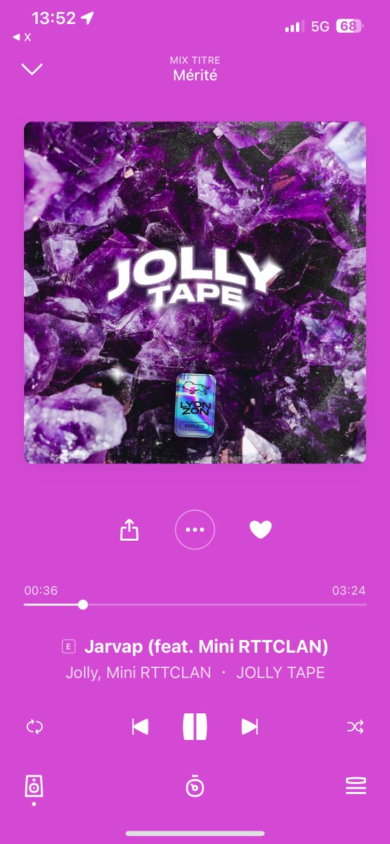 Jolly de Lyonzon sous côté je continuerais à le dire jusqu’à son prochain projet