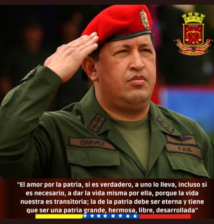 #8Ago 🇻🇪 Pensamiento Revolucionario de Nuestro Comandante Supremo y Eterno Hugo Rafael Chávez Frías.