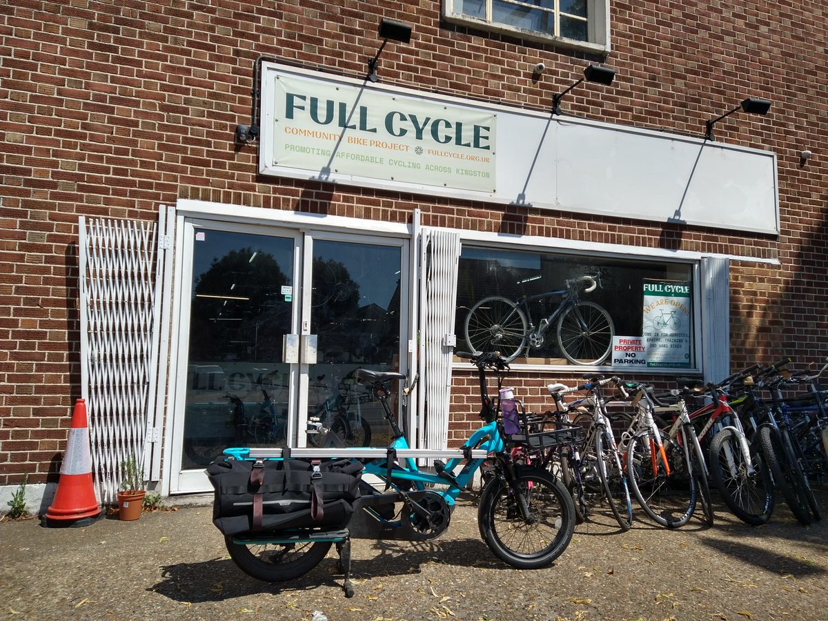 Sustainable Merton (@sustainablemert) on Twitter photo 🌟 THANK YOU <a href="/FullCycleBP/">Full Cycle Community Bike Project (Kingston)</a> for helping get our e-bike & trailer back on the road so Merton's Community Fridge can continue serving the community! 😊
They offered free use of their tools & workshop & we were able to fix everything & save money! 🙌 Community spirit at its best ❤️ 🌟 THANK YOU <a href="/FullCycleBP/">Full Cycle Community Bike Project (Kingston)</a> for helping get our e-bike & trailer back on the road so Merton's Community Fridge can continue serving the community! 😊
They offered free use of their tools & workshop & we were able to fix everything & save money! 🙌 Community spirit at its best ❤️
