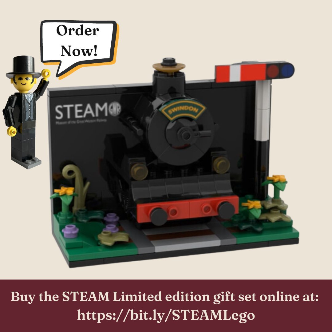 Have you got your Limited-Edition STEAM Gift Set made with #LEGO bricks yet? Available now at the STEAM online shop.

Don't miss out—get yours before they're gone!

bit.ly/STEAMLego

#Locomotives #Loco #Train '
