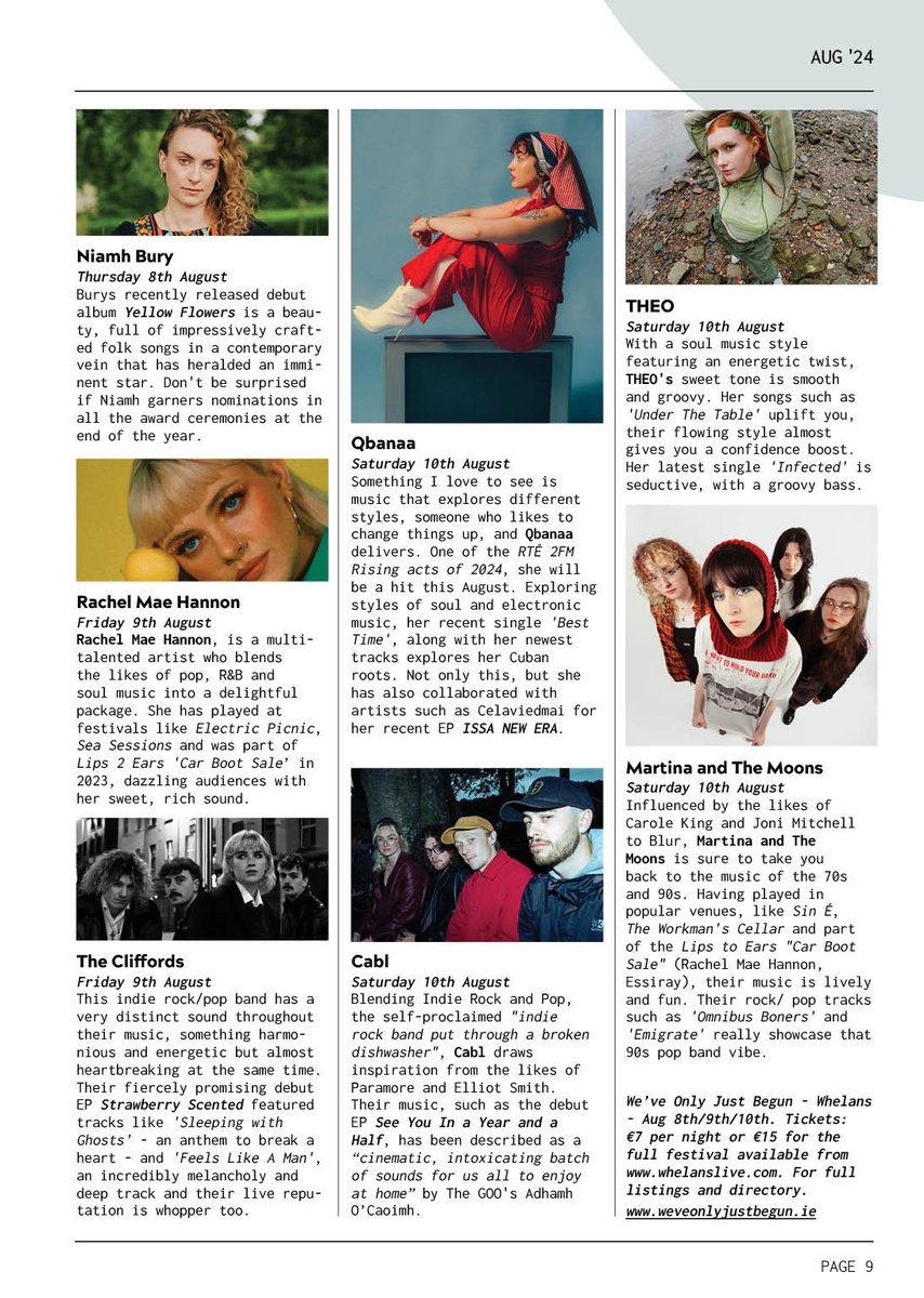 TheGOO (@thegoodublin) on Twitter photo The brilliant <a href="/WOJBFestival/">We've Only Just Begun</a> returns starting tonight!
Here's our picks amongst a host of brilliant acts... Unmissable! The brilliant <a href="/WOJBFestival/">We've Only Just Begun</a> returns starting tonight!
Here's our picks amongst a host of brilliant acts... Unmissable!