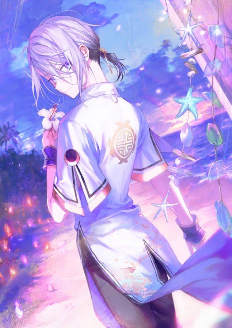 CHlNESEOTD's tweet photo. today’s chinese character of the day is lanling wang (兰陵王) from the fate series!
he is based on the prince of lanling, who was so beautiful he looked like a woman, and thus wore a fearsome mask in battle. (he/him) https://t.co/NV7rh8POAx