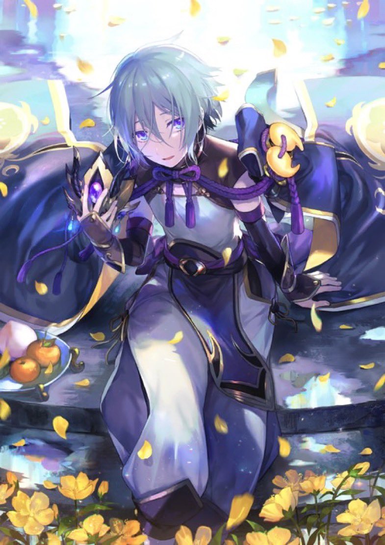 CHlNESEOTD's tweet photo. today’s chinese character of the day is lanling wang (兰陵王) from the fate series!
he is based on the prince of lanling, who was so beautiful he looked like a woman, and thus wore a fearsome mask in battle. (he/him) https://t.co/NV7rh8POAx