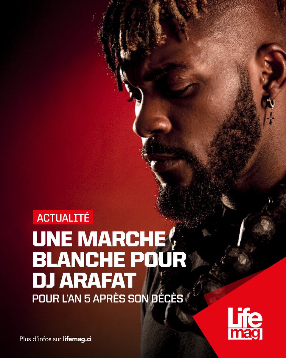 LifeMagazine_CI's tweet photo. #NEWS 🔴 Tina Glamour invite tous les fans, amis et proches de Dj Arafat à une marche blanche du Garage Ferrari au lieu de l’accident à Cocody Angré ce lundi 12 Août à 10h 🤍🙏🏿
#lifemagazineci #DjArafatForLife https://t.co/oqH8mSoU0f
