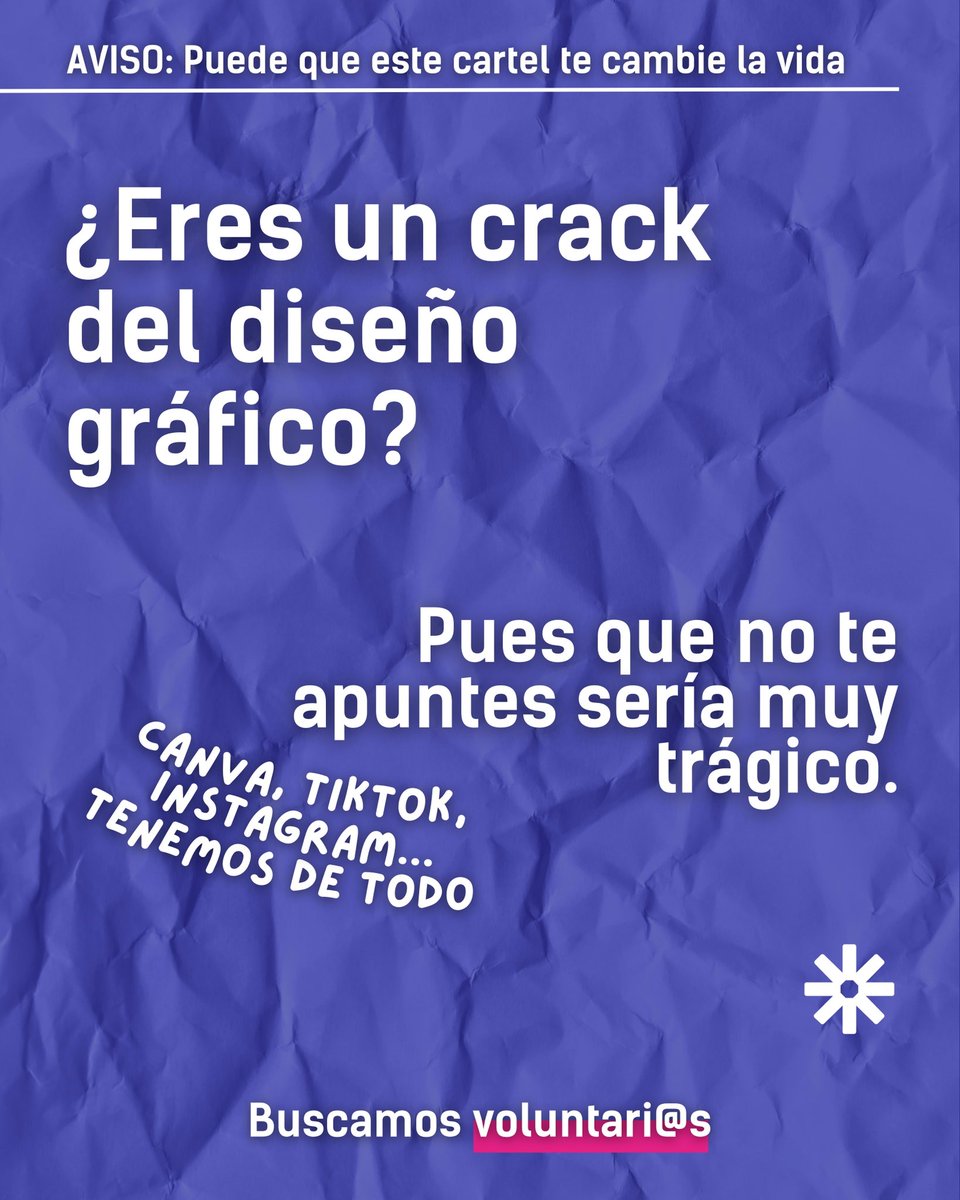 ¡Te buscamos a ti! 
Es tu oportunidad para formar parte de nuestra asociación. ¿Te identificas con alguna de las imágenes? Pues no dudes en completar el formulario 
➡️ docs.google.com/forms/d/e/1FAI…