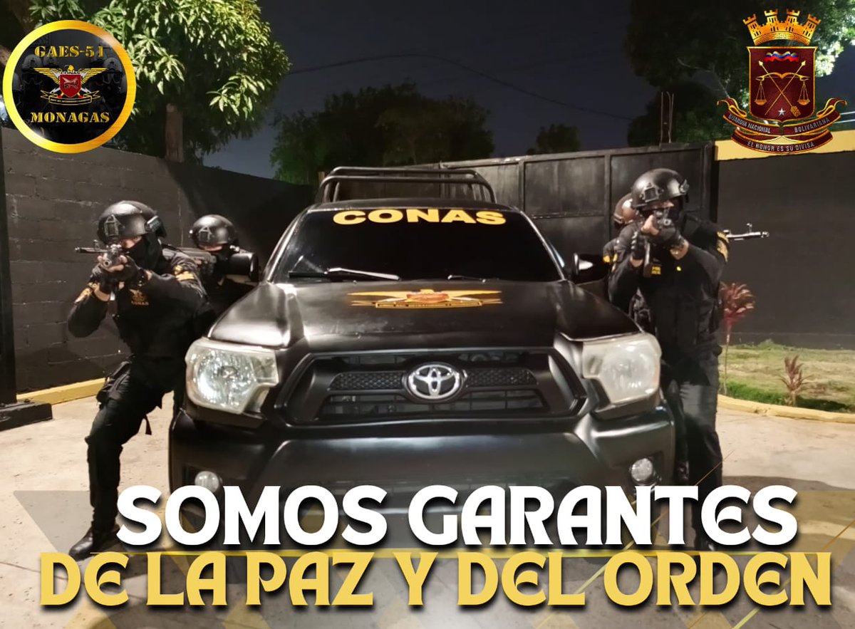 Somos garantes del orden y del orden. Comprometidos con la patria.
#8Ago