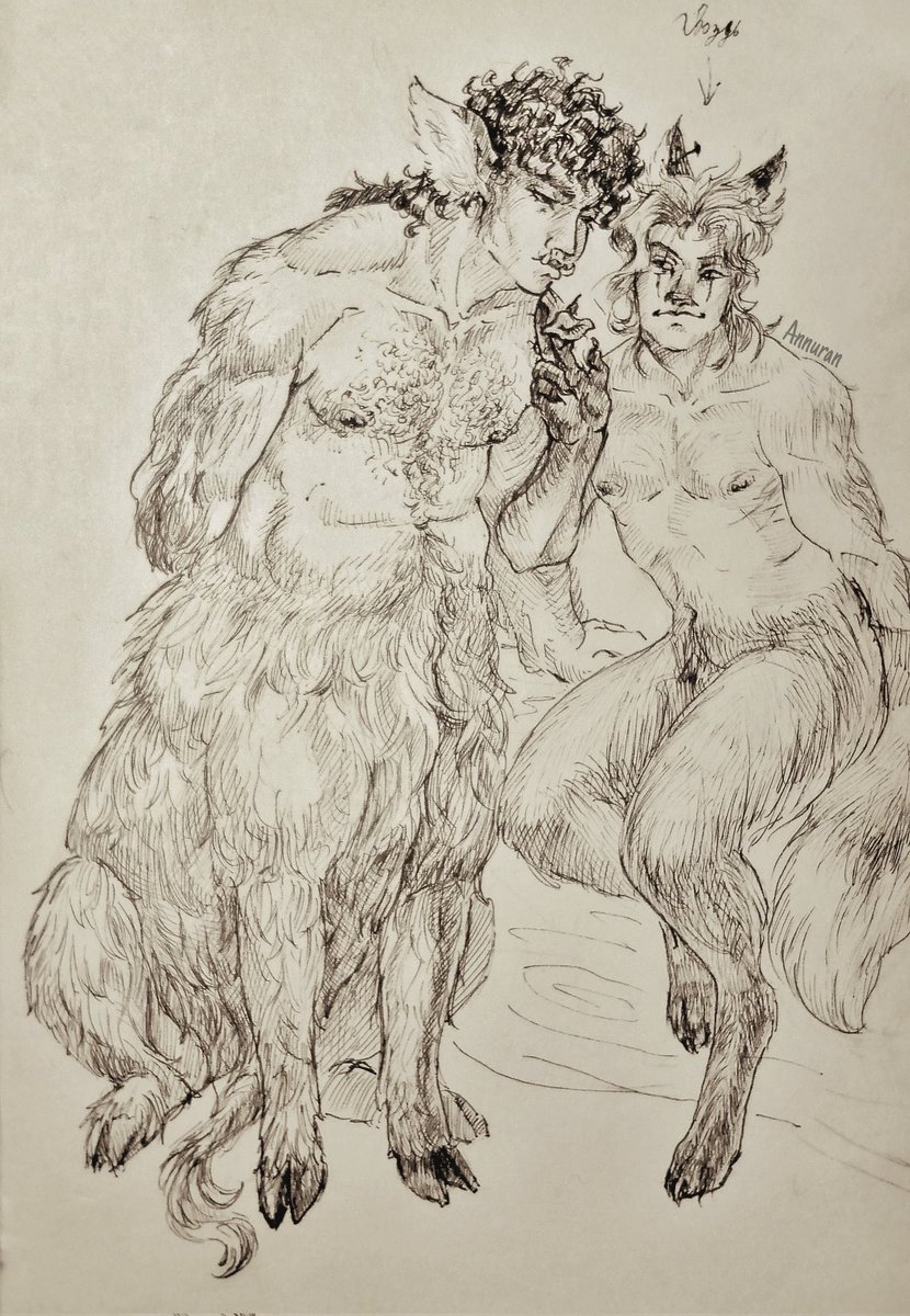 _Annuran's tweet photo. Day 4 - Folklore
These are not furries, these are... Well, yes, furries, but mythological ones. They can turn into animals at will (Jotaro the boar, this is not up for discussion)
#jotakakweek2024 #jotakak #noritars https://t.co/MOfgFaNryr