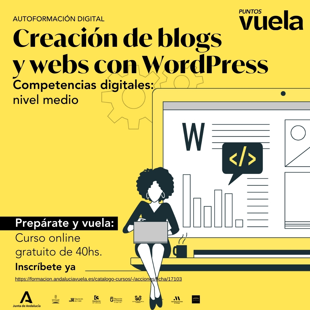 🌐 #Autoformacion| "Creación de blogs y webs con WordPress", desde cualquier lugar y a tu ritmo.

👉 Más información: bit.ly/3L8CjT6

📍 #VeranoDigital #FormacionOnline