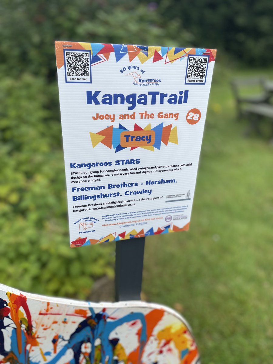 Freeman Brothers is proud to sponsor two Kangaroos on this summer holiday trail, organised by <a href="/KangaroosSussex/">Kangaroos</a>. Last month, we kicked off with a visit to see 'Tracy' at <a href="/NymansNT/">NymansNT</a>… For details of other sites, download the map today: bit.ly/3SoedaY #DaysOut #WestSussex