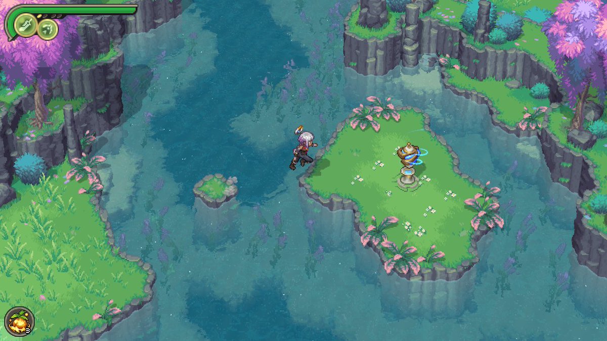 RPGSite's tweet photo. Radical Fish Games - developers of CrossCode - announces 2.5D pixel-art action RPG Alabaster Dawn, set to release for Steam Early Access in 2025: https://t.co/WJypIr0Rs1 https://t.co/oEBadBQk6c