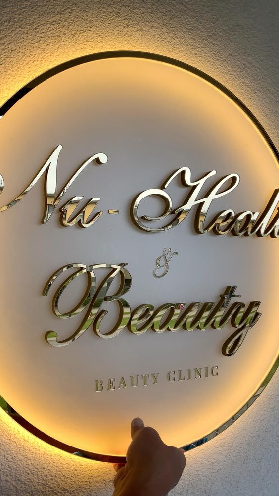 AkASign3dSign's tweet image. we believe that a well-crafted sign is more than just a name on a wall—it&apos;s a statement of your brand&apos;s identity. Our latest project for Nu-Health &amp;amp; Beauty Beauty Clinic is a testament to the precision, quality, and craftsmanship that we bring to every piece.