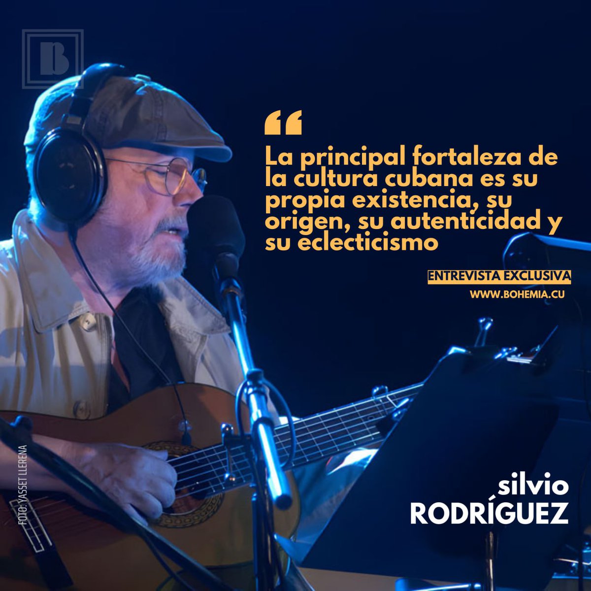 ▶️ Cada experiencia le ha aportado bríos al trovador dado a las riquezas infinitas inmanentes del pueblo cubano

#EnExclusiva para <a href="/BohemiaCuba/">RevistaBohemiaCuba</a>
👇
Ávidas exploraciones de  <a href="/citaconsilvio/">Silvio Rodríguez</a> 
👉 acortar.link/3qUbxE
✍️ <a href="/tabares_sahily/">sahily tabares</a>