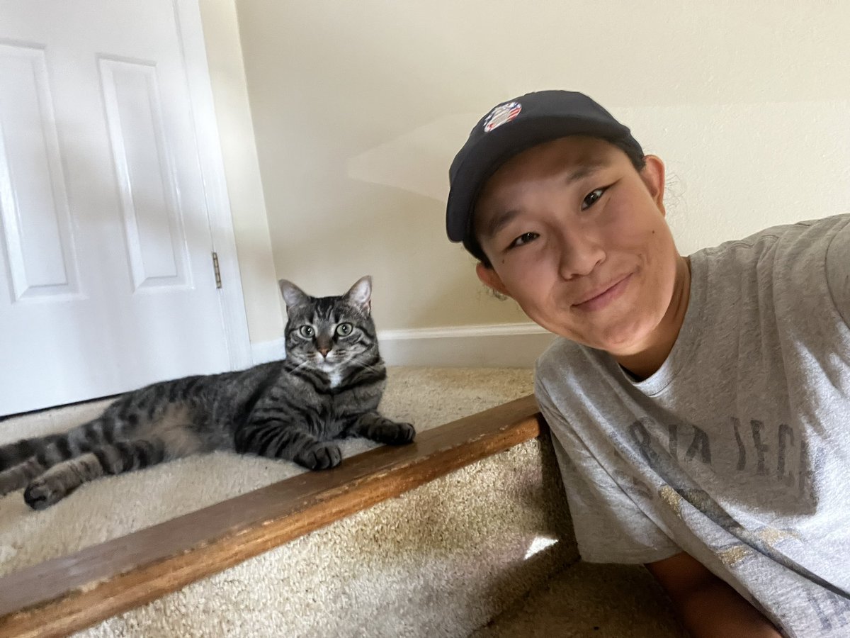 CianaPaye's tweet photo. Happy International Cat Day from my Sage to your furry friends! 🐱🫶🏼 #cat #CatsOfTwitter #InternationalCatDay https://t.co/diVUgfjOfE