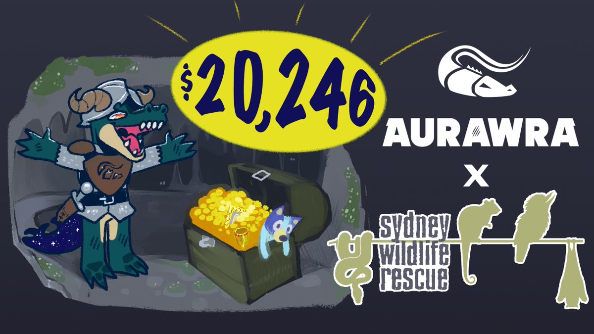 We're proud to announce that this year's Aurawra charity auction has raised $20,246!

Thank you everyone who participated in the charity auction or donated. Money raised will go towards helping Sydney Wildlife Rescue rehabilitate local native wildlife.