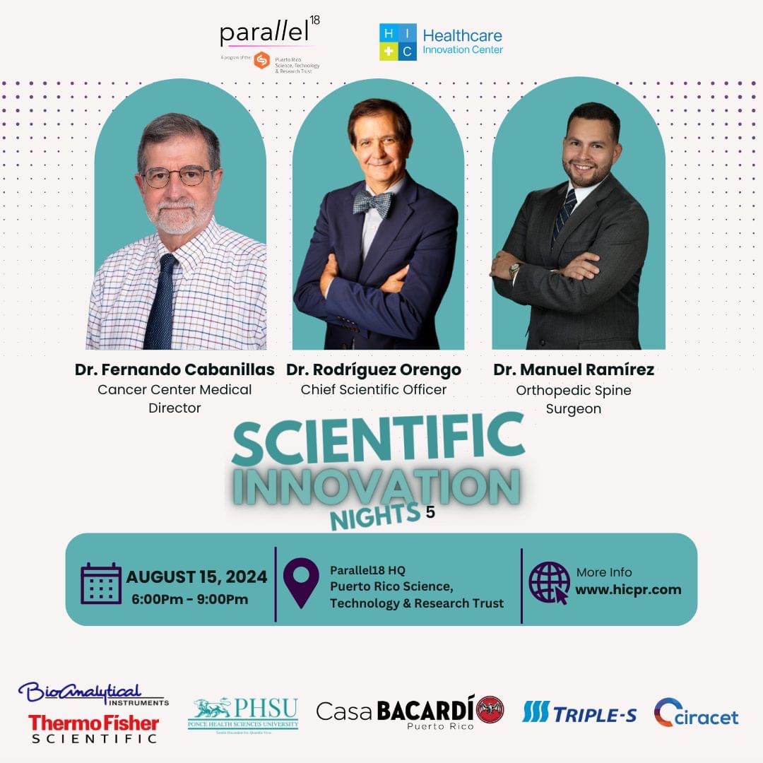 micropr_org's tweet photo. Separa el 15-ago-2024 a las 6pm para la 1ra edición del Scientific Innovation Night en el Fideicomiso de Ciencias, Investigación y Tecnología de PR para conversar sobre innovaciones en la industria.

Regístrate aquí libre de costo: https://t.co/XEJE2XJx7k https://t.co/Np4LpQSYTM