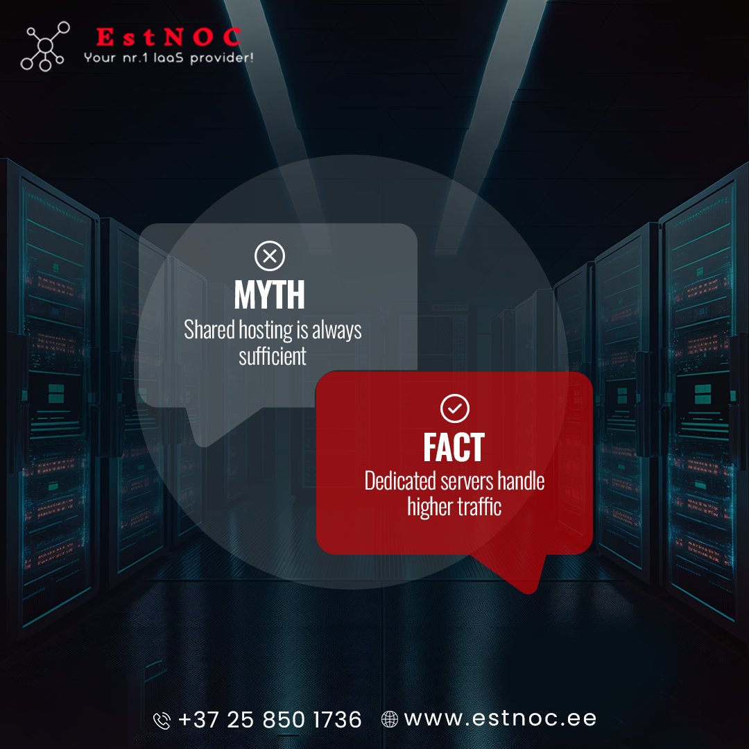estnoc1's tweet photo. Think dedicated servers are complex? Think again! Easy setup, high traffic handling, and managed services. Discover the facts today!
--
Visit now :- https://t.co/qlbIirox3B
.
.
#estnoc #DedicatedServers #TechMyths #ServerFacts #WebHosting #ManagedServices #ServerMaintenance https://t.co/0atSgBKpSh