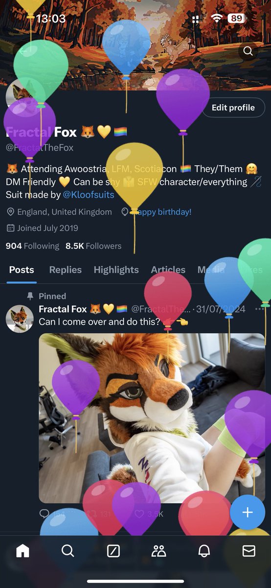 Fractal Fox 🦊💛🏳️‍🌈 tweet media