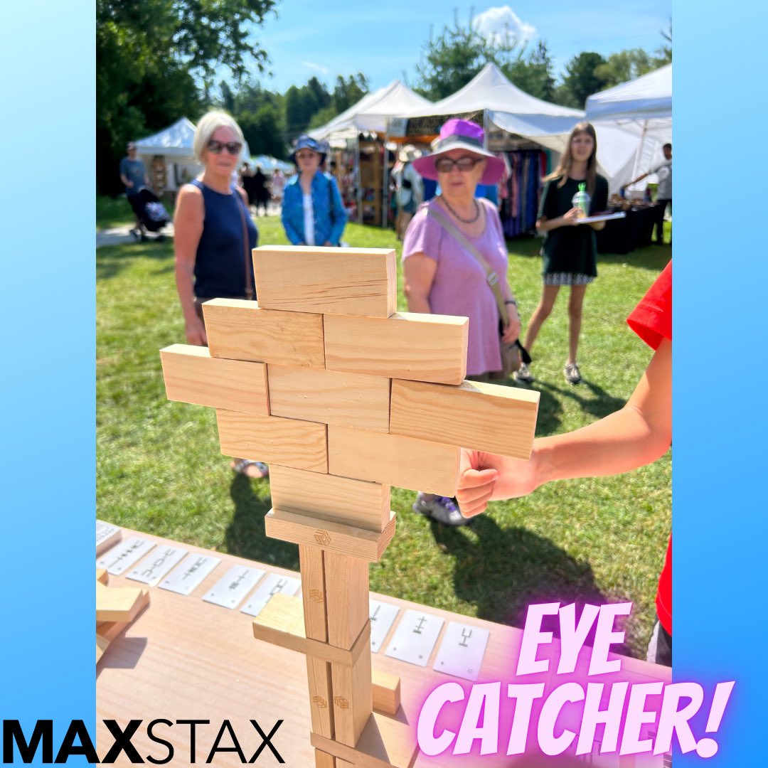 MaxStaxGaming's tweet photo. No matter where we go during the summer show season, Stackers who play MAXSTAX at our game table always draw a crowd 😄

🌐 https://t.co/Ccucc1YWJr (🇨🇦) or https://t.co/Kr5MtXBEKl (🇺🇸)

#bestboardgames #teens #teengames #instagood #teenager #momlife #coolboardgames #summercamp https://t.co/mMi6gGrqzl