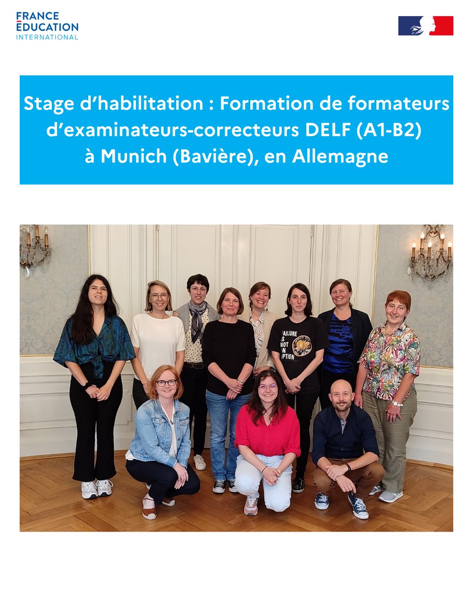 TCFDILFDELFDALF's tweet image. 🌍 Retour sur un nouveau stage d’habilitation organisé par l’Institut français de Munich à Bavière, Allemagne, animé par notre experte Stéphanie ALLEMAND, ingénieure pédagogique au bureau des diplômes du département évaluation et certifications.