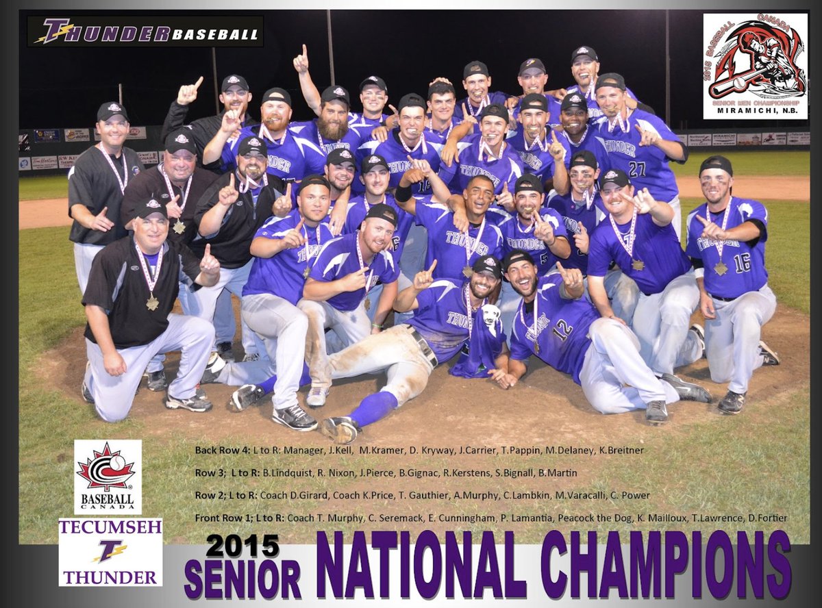 2015 sees the first gold medal🥇at the Sr. level in 23 years. Seniors defeat Quebec 4-1 in Miramichi, NB. This backs up the silver medal from last year; 2nd time in club history of consecutive Sr. national medals. Head Coach -&gt; Jamie Kell (National medal #8; 4th gold)