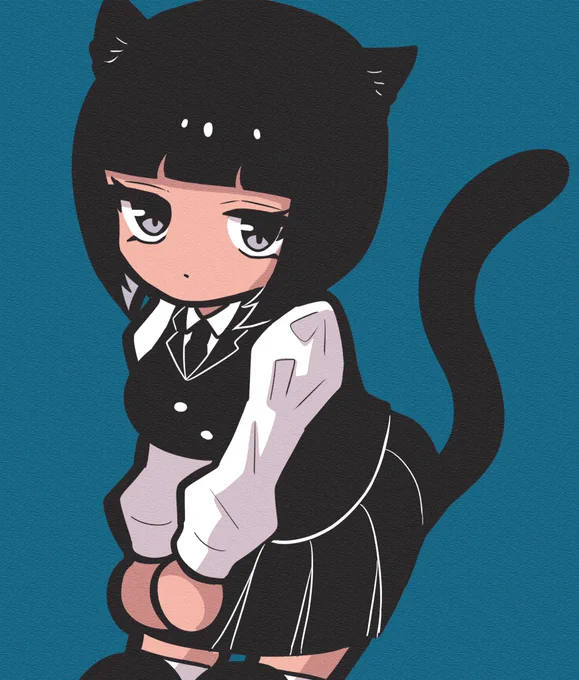 ジト目ネコちゃん #世界猫の日