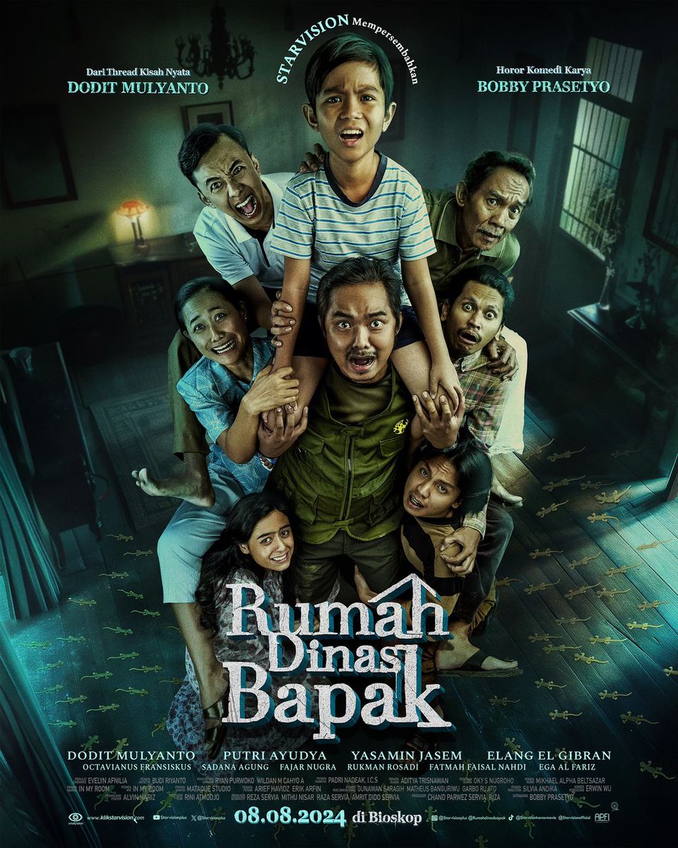 Perpaduan horror, komedi dan sedikit drama ditambah dengan atmosfir set dan aura horror yg mendukung, membuat Rumah Dinas Bapak ini proper sbg film yg layak tonton meski jumpscare-nya cukup banyak.

Kalau lo suka tontonan yg serem plus ketawa2 dikit, maka ini gak boleh diskip.