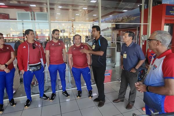 Recibidos en casa más participantes olímpico
El tirador Leuris Pupo y la ciclista Arlenis Sierra encabezaron el grupo. #Paris2024    #CubaInspira