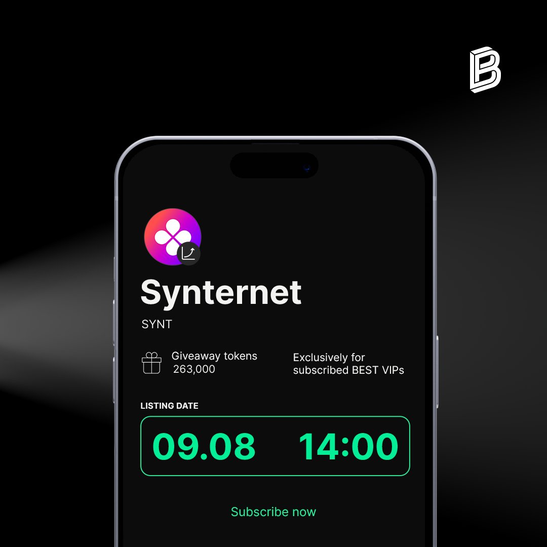Bitpanda_global's tweet image. We just added $SYNT to our listing countdown.

@synternet_com is a blockchain that powers modular, interoperable data infrastructure across all major chains.

Become a $BEST VIP and subscribe to #SYNT to get your share of the giveaway tokens: bitpanda.com/en/bitpanda-sp…