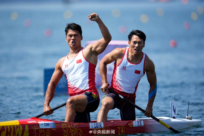 globaltimesnews's tweet photo. Chinese duo Liu Hao and Ji Bowen won #gold in the men's 500m double #sculls final at the #ParisOlympics, marking China's 26th gold medal. https://t.co/BS5pFoyAwY