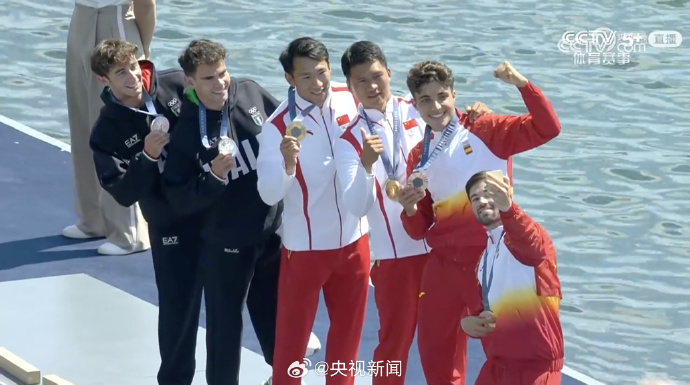 globaltimesnews's tweet photo. Chinese duo Liu Hao and Ji Bowen won #gold in the men's 500m double #sculls final at the #ParisOlympics, marking China's 26th gold medal. https://t.co/BS5pFoyAwY