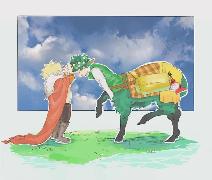 むっっっっちゃ昔に描いたとの絵あったので再掲しておく…