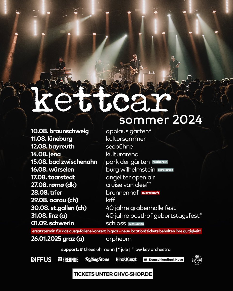 Keine Atempause…
Tickets unter ghvc-shop.de