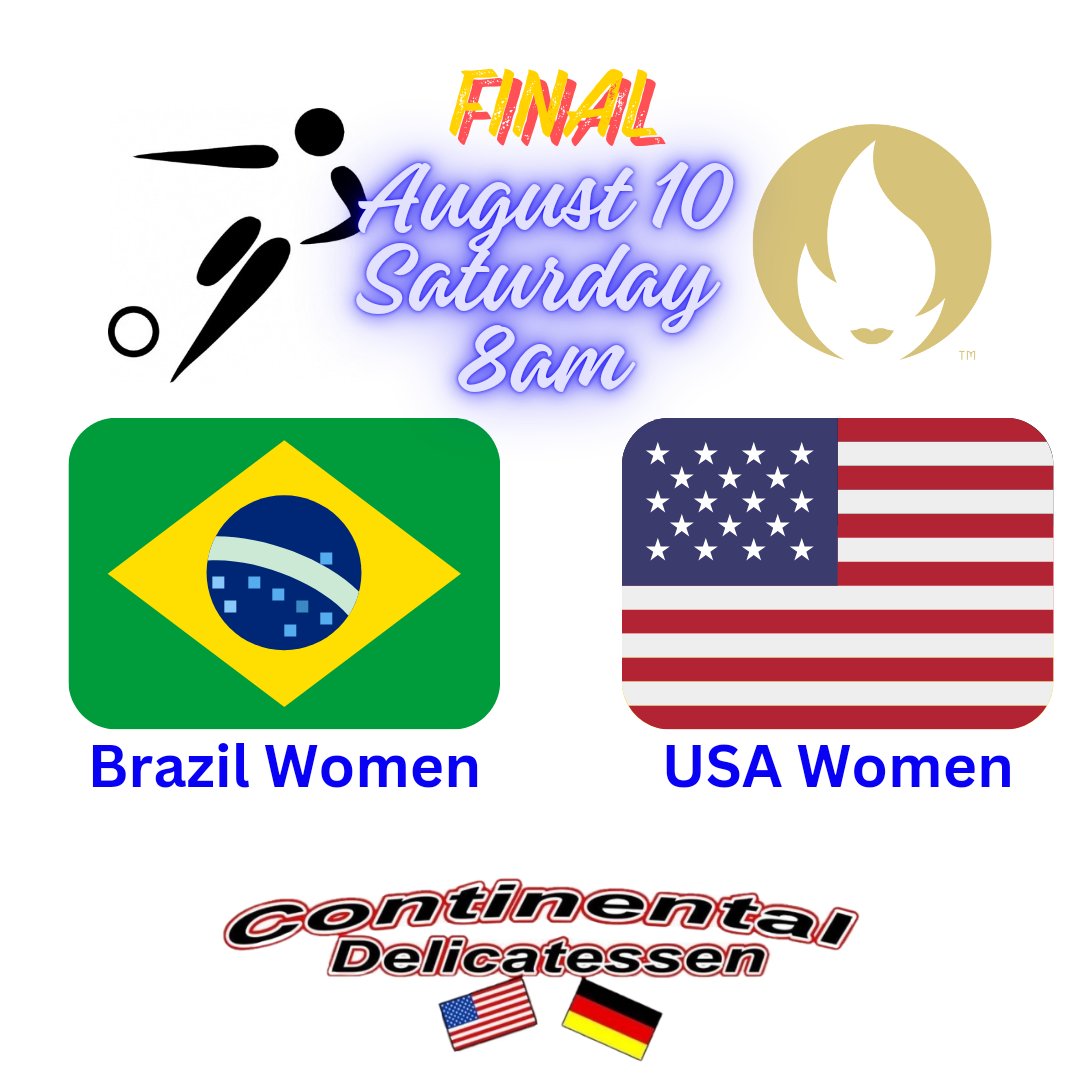 Join us this Saturday for the Women's Olympic Football final at the Deli! 8am for all you West Coaters at your favorite German Deli.
1510 W. Imperial Hwy La Habra 90631
<a href="/USWNT/">U.S. Women's National Soccer Team</a>  <a href="/Olympics/">The Olympic Games</a> <a href="/FCB_Anaheim/">FCB Anaheim</a> @nikk@AC_Valkyries <a href="/weareangelcity/">Angel City FC</a> <a href="/Relentless_acfc/">Relentless Ladies</a>