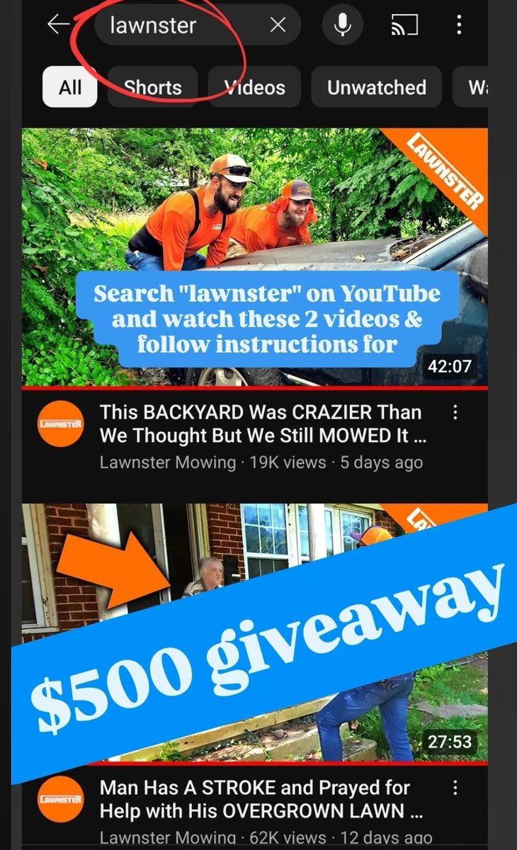 Watch these 2 videos and follow instructions to win $500!