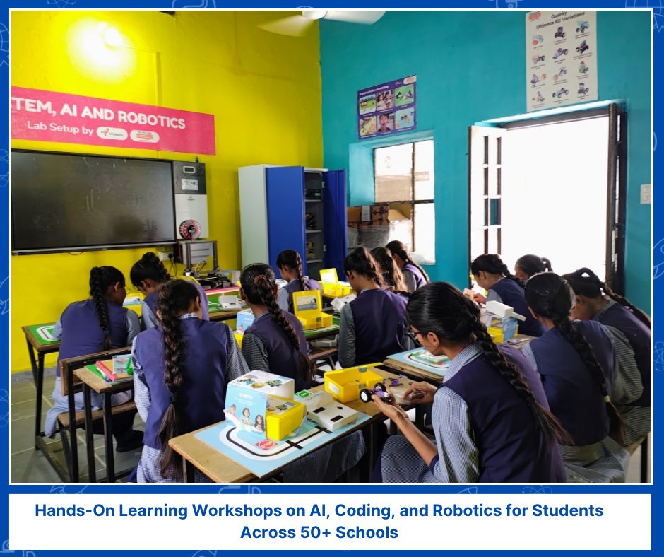 Redefining Learning with Innovation! Under the Haryana Government's STEM Lab initiative, STEMpedia has transformed learning experiences for students in classes 6th to 12th across 50+ schools in Haryana. Thanks to Haryana Government for providing us with this amazing opportunity.