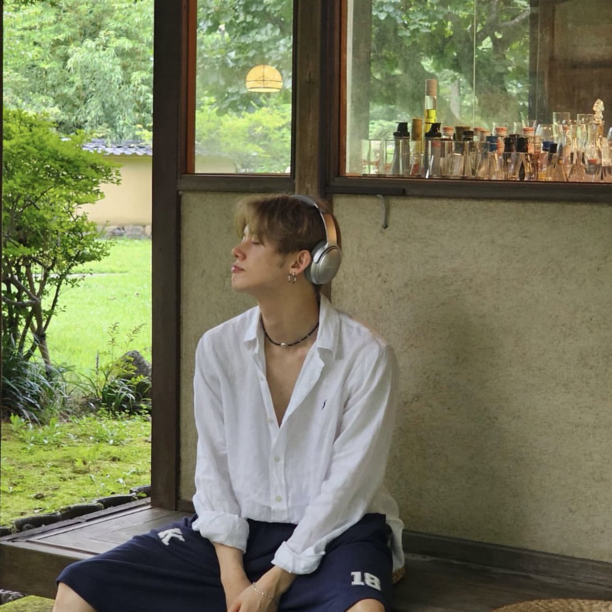 ヨンジュン Instagram 240808 聖地 #yawnzzn 🌳 箱根・翠松園 神奈川県