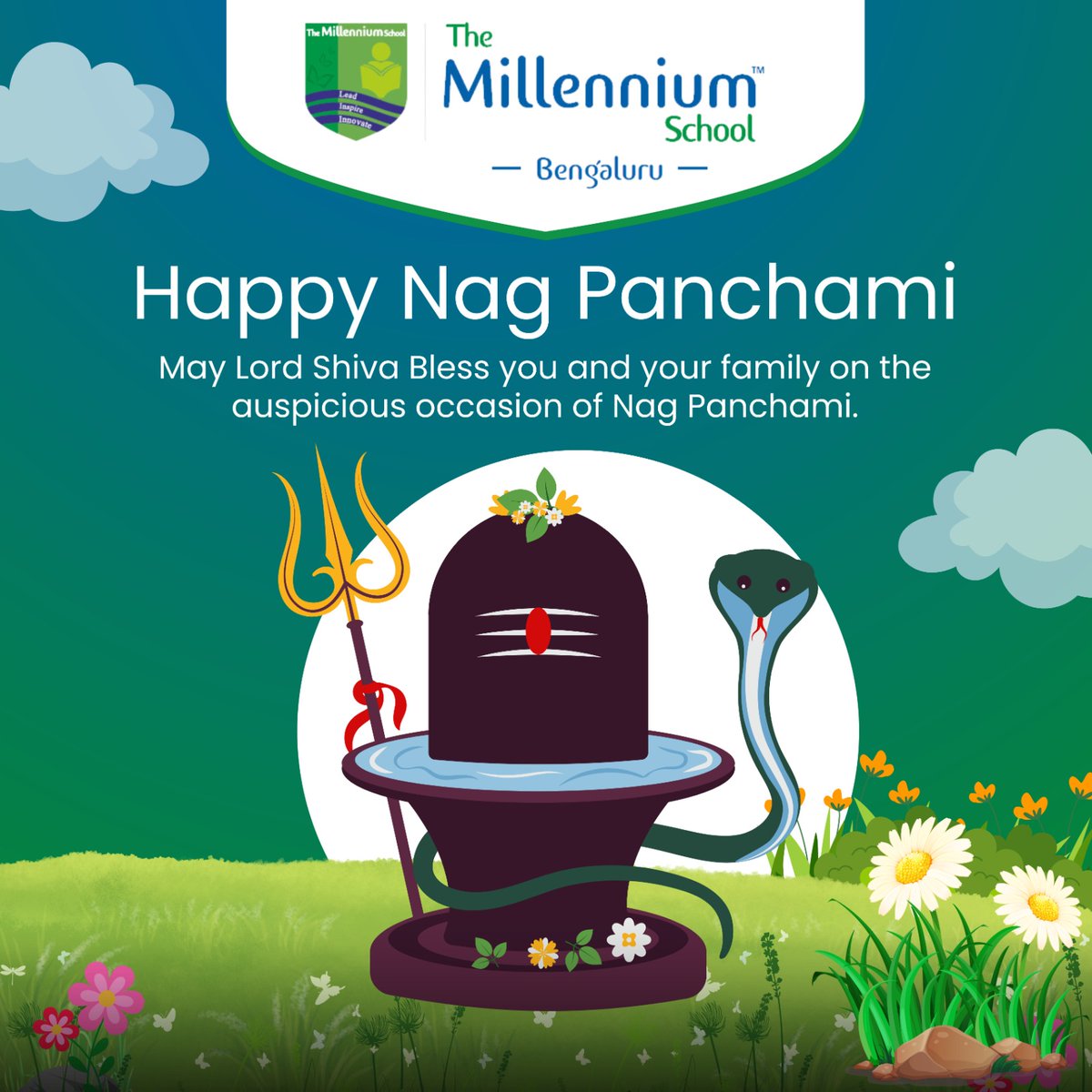 jnanaacdemey's tweet photo. Wishing everyone a blessed Nag Panchami filled with joy, prosperity, and protection! 🐍✨
.
.
.
#millenniumschools #tmsbengaluru #k12schools #CBSE #MillenniumSchool #NagPanchami #Blessings #FestiveJoy https://t.co/Q7FnTELRVz