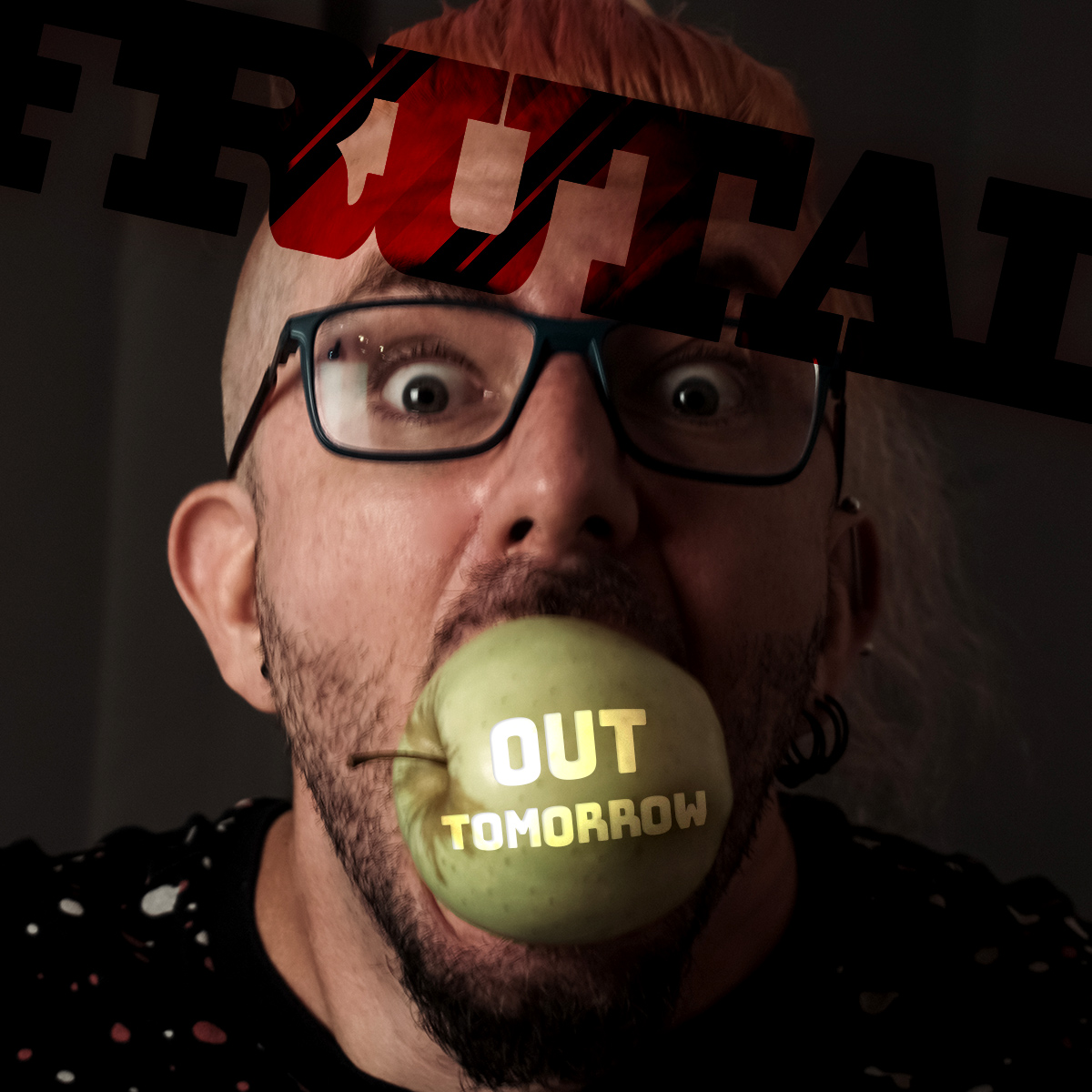 A friendly reminder: 🍓🍒🍏 FRUTAL COMES OUT TOMORROW! 🍓🍒🍏 If you're into rock, alternative, metal and indie... it has a little bit of everything for everyone! The link will be in my bio first thing in the morning! I hope you enjoy it!!!