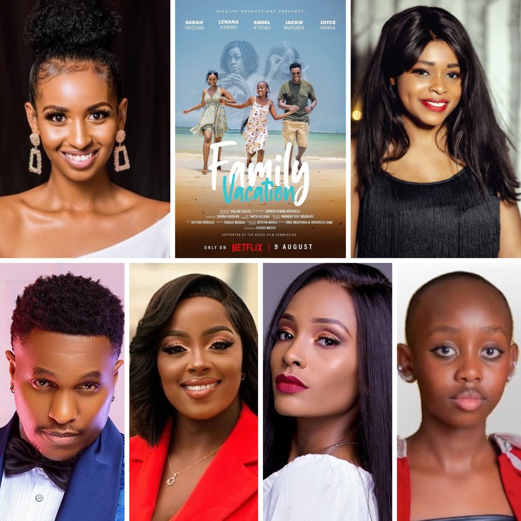 Sarah Hassan &amp; Lenana Kariba lead new feature Family Vacation, premiering on Netflix on 9 August.

An internet-famous couple, desperate to confront their marital struggles, takes a turbulent trip down memory lane.

Other cast include Jackie Matubia, Joyce Maina &amp; Angel Otieno.