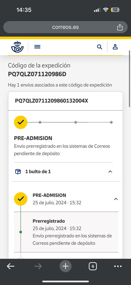 cotitorres's tweet photo. @CorreosAtiende la MENTIRA de correos
Del 25 de julio ESPERANDO https://t.co/S9dOXFdGjK
