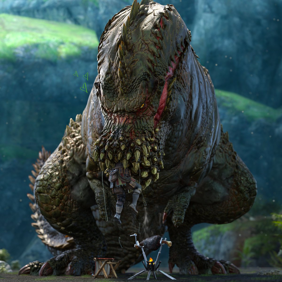 ILagiacrus's tweet image. Raw is better.

#Deviljho #MonsterHunter
