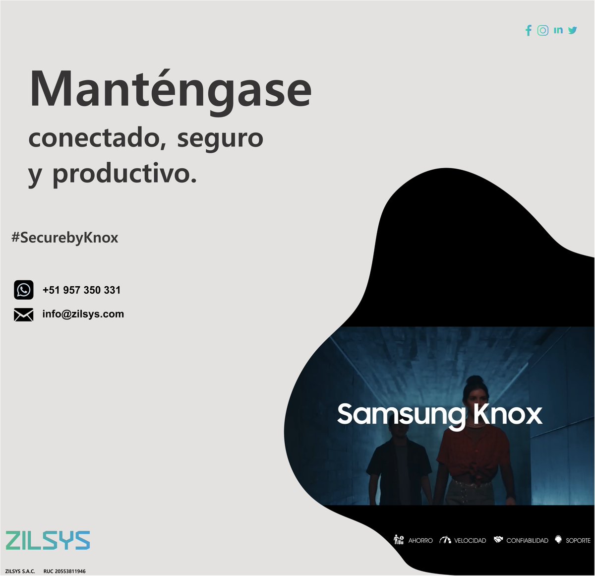 Samsung Knox

Con un alto grado de protección, Samsung KNOX es una solución END TO END para mejorar la Seguridad, Productividad y Gestión de los dispositivos móviles.

🌐 zilsys.com/samsung-knox.p…

#SamsungKnox #SamsungSecure #Mobilesecurity #Zilsys #Cybersecurity #iotsecurity