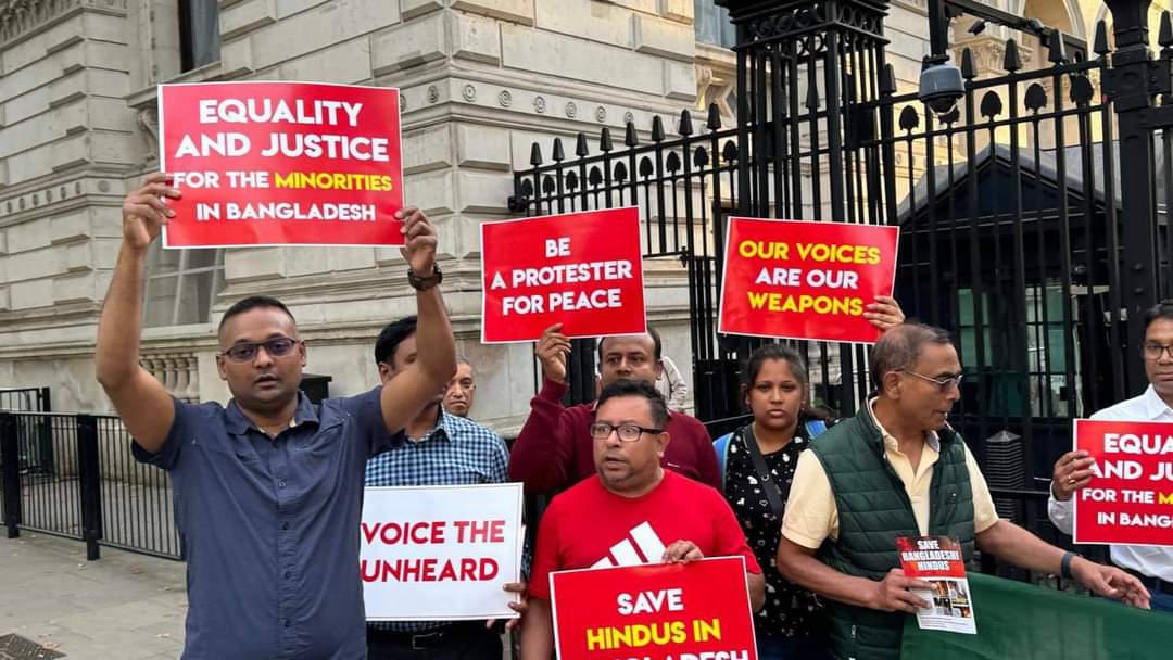 AskAnshul's tweet photo. Now, Hindu community in UK appealed for "Save Hindus in Bangladesh" and seek justice for them. https://t.co/tM2PBmAoyE