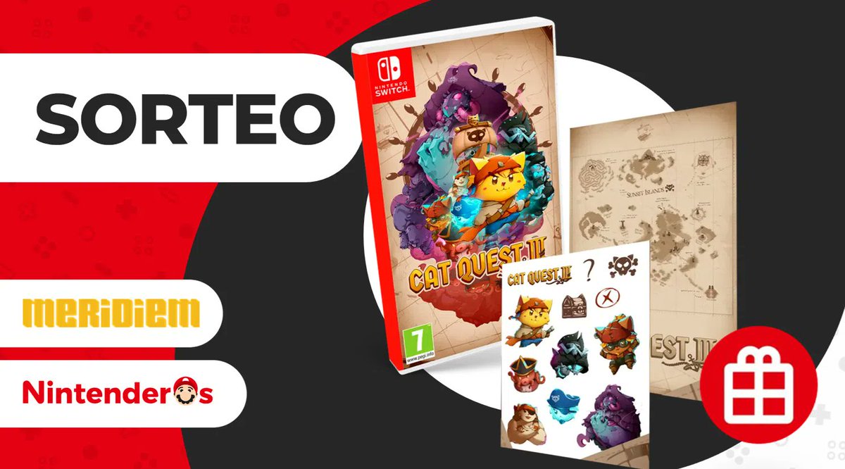 ¡Sorteamos una copia de Cat Quest III para Nintendo Switch!

1⃣ Sigue a <a href="/MeridiemGames/">Meridiem</a> y <a href="/Nintenderos/">Nintenderos</a> 
2⃣ RT aquí 

¡Suerte! - nintenderos.com/2024/08/sortea…
