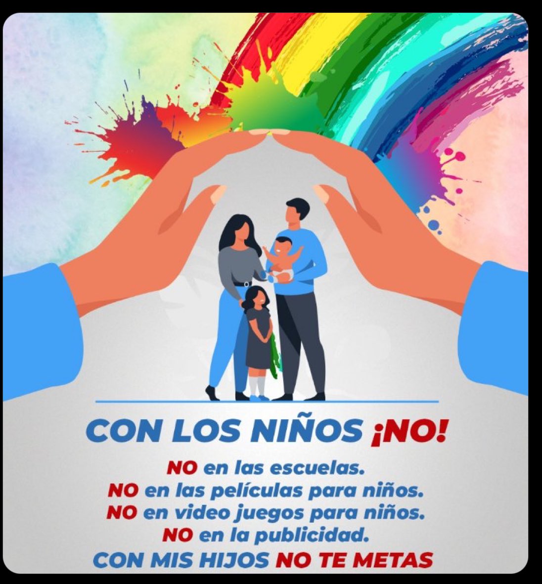 #CorteConLosNiñosNo