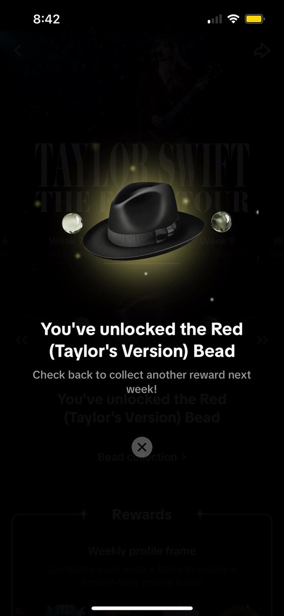lizbithlol's tweet photo. another week, another bead #TSTheErasTouronTikTok https://t.co/nfuKNQFoNu