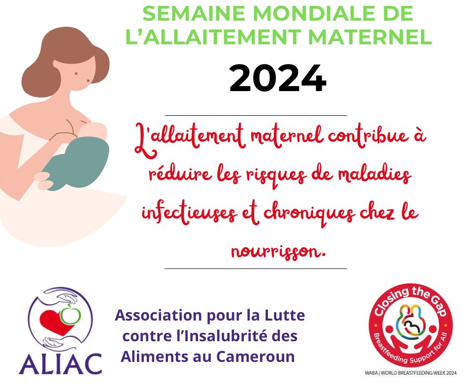 ALIA_CAMEROUN's tweet photo. Bon appétit !!!
l'allaitement maternel joue un rôle crucial dans la santé des nourrissons et contribue à réduire les risques de maladies infectieuses et chroniques.
Pour savoir comment cliquez ci-dessous
https://t.co/dk33ulchgy https://t.co/vrtWqdv7X4